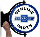 Chevy Service Revolving Wall Light