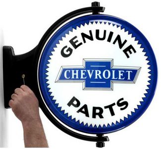 Chevy Service Revolving Wall Light