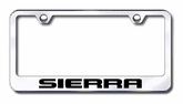 Chevy Sierra Laser Etched Stainless Steel License Plate Frame