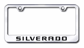 Chevy Silverado Laser Etched Stainless Steel License Plate Frame