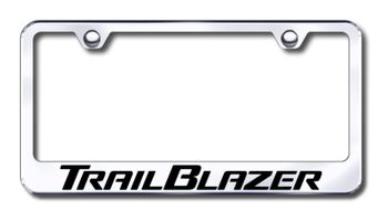 Chevy Trailblazer Laser Etched Stainless Steel License Plate Frame
