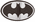 Batman Logo Chrome Colored Decal 