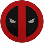 Deadpool Injection Molded Emblem