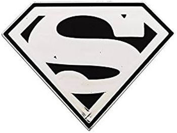 Superman Shield Chrome Colored Decal 