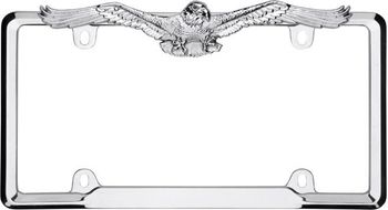 Chrome Eagle License Plate Frame