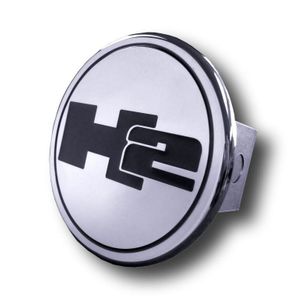 Chrome H2 Logo Stainless Steel Hitch Plug
