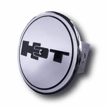 Chrome H3T Logo Stainless Steel Hitch Plug