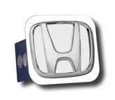 Chrome Honda Logo Stainless Steel Hitch Plug