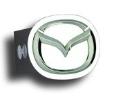 Chrome Mazda Logo Stainless Steel Hitch Plug