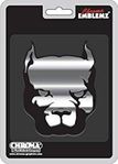 Chrome Pit Bull Emblemz Decal 