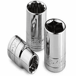 Chrome Sockets - Individual 3/8"