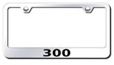 Chrysler 300 Laser Etched Stainless Steel License Plate Frame