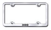 Chrysler 300 Laser Etched Stainless Steel Wide License Plate Frame