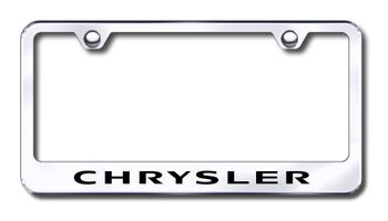Chrysler Laser Etched Stainless Steel License Plate Frame