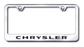 Chrysler Laser Etched Stainless Steel License Plate Frame