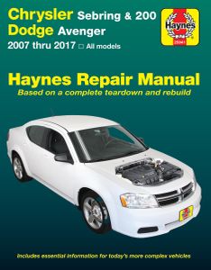 Chrysler Sebring, 200 & Dodge Avenger Haynes Repair Manual (2007-2017)