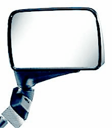 CIPA Black Universal Flag Style Side View Car Mirror