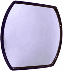 CIPA Stick-On HotSpots 4" x 5" Convex Safety Mirror