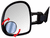CIPA Blue Tinted Stick-On HotSpots Convex Safety Mirrors (Pair)