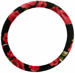 Classic Floral Design Steering Wheel Cover
