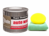Collinite 476S Double-Coat Paste Wax (18 oz.), Microfiber Cloth & Foam Pad Kit