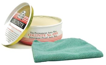 Collinite 476S Double-Coat Paste Wax (9 oz.) & Microfiber Cloth Kit
