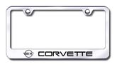 Corvette C4 Laser Etched Stainless Steel License Plate Frame