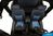 Coverking Custom Black on Blue Neosupreme Seat Cover for Jeep Wrangler (13-17)