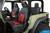 Coverking Custom Black on Red Neosupreme Seat Cover for Jeep Wrangler (13-17)