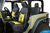 Coverking Custom Black on Yellow Neosupreme Seat Cover for Jeep Wrangler (13-17)