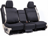 Coverking Custom Molded Black Front Seat Cover for 2 Door Jeep Wrangler (13-13)