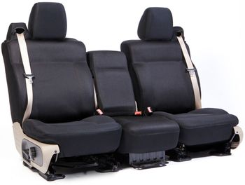 Coverking Custom Molded Black Front Seat Cover for 2 Door Jeep Wrangler (13-13)