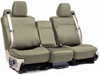 Coverking Custom Molded Taupe Front Seat Cover for 2 Door Jeep Wrangler (13-13)