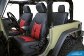 Coverking Custom Topographical Jeep Wrangler JK Seat Covers