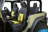 Coverking Custom Topographical Jeep Wrangler JK Seat Covers
