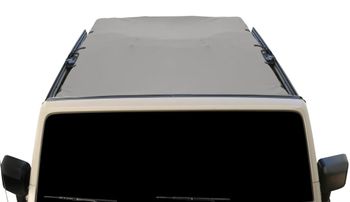 Coverking Jeep Wrangler JKU Rhinohide Gray Bikini Top Cover