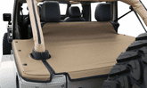 Coverking Jeep Wrangler JKU Rhinohide Taupe Tonneau Cover