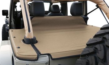 Coverking Jeep Wrangler JKU Rhinohide Taupe Tonneau Cover