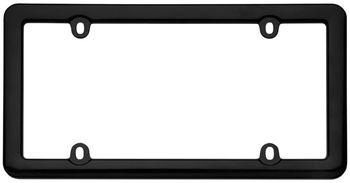 Cruiser Nouveau Black Plastic License Plate Frame