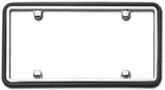Cruiser Two Tone Chrome/Black License Plate Frame