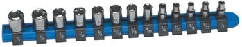 CTA 13 Piece 1/4" Drive Nylon Fractional Socket Rail