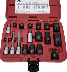 CTA 18 Pc. Euro Brake Caliper Socket Set