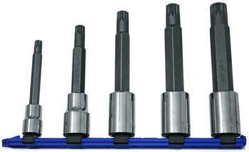 CTA 5 Pc. Long Shaft XZN Triple Square Bit Socket Set