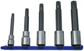 CTA 5 Pc. Long Shaft XZN Triple Square Bit Socket Set