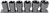 CTA 6 Piece 5pt. EPR Torx Plus Socket Set (1/2" Drive)