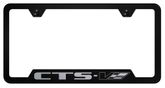 Cadillac CTS-V Laser Etched Stainless Steel Cut-Out License Plate Frame