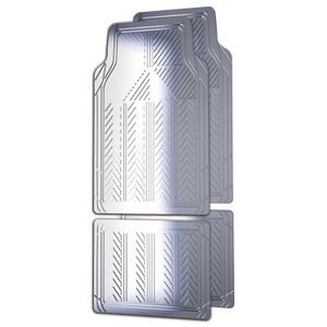 Clear Vinyl 4 Piece Floor Mat Set