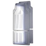 Clear Vinyl 4 Piece Floor Mat Set