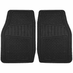Armor All Black Heavy Duty Truck & SUV Front Rubber Floor Mats (Pair)