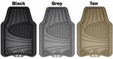 Armor All Heavy Duty 4 Piece Rubber Floor Mat Set